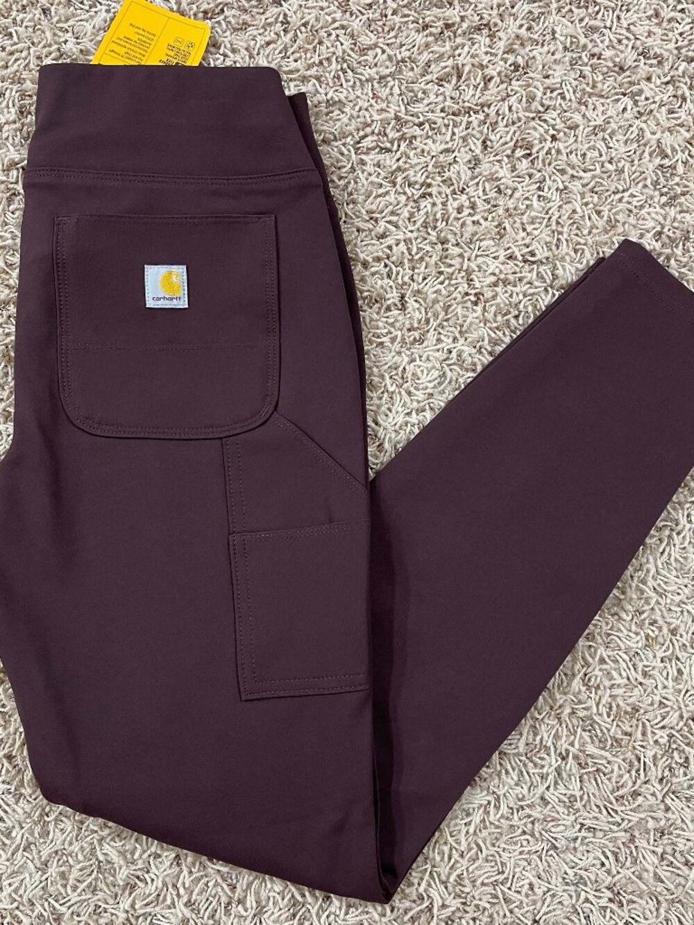 Carhartt Women's Force® Fitted Midweight Utility Pants Blackberry, Size Small